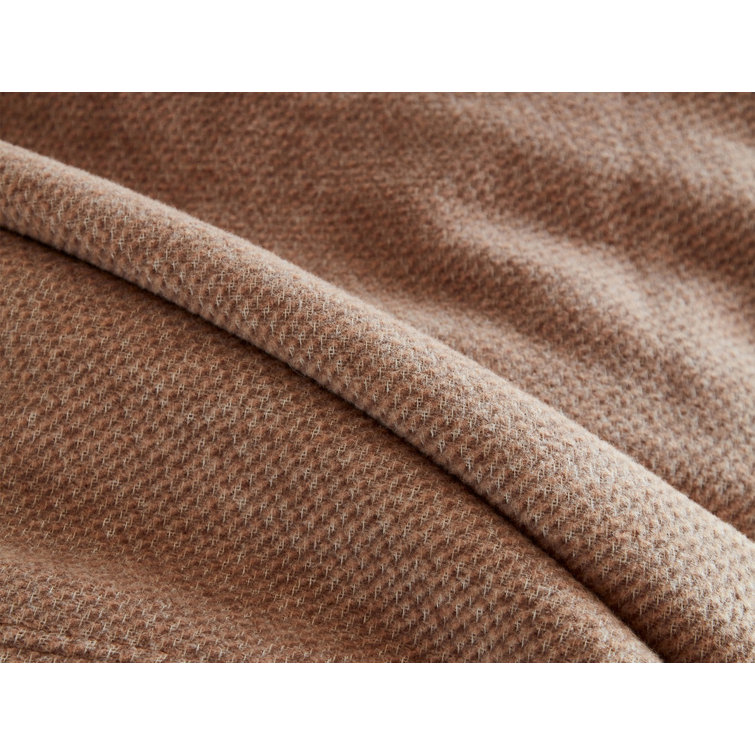 Sequoia Sandalwood Organic Cotton-Wool King Throw Blanket