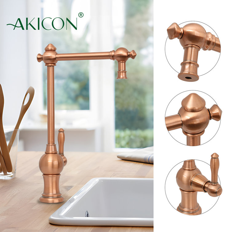 Copper Finish Single Handle Water Filter Faucet