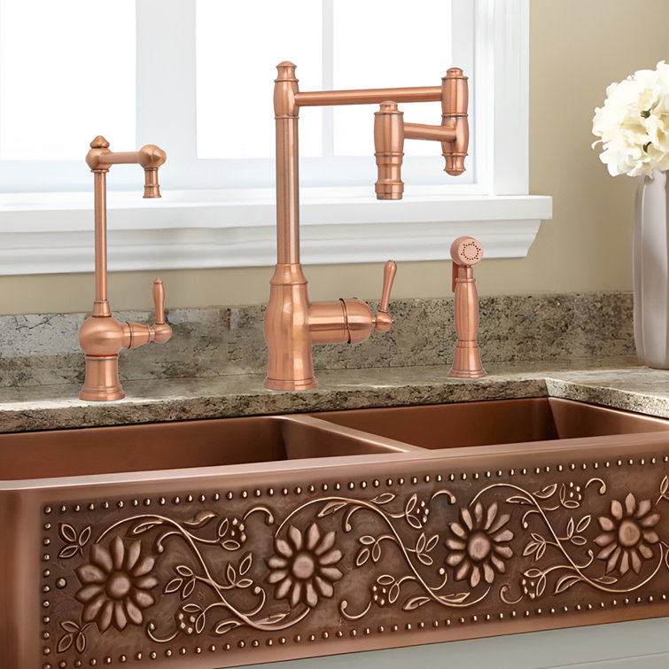 Copper One-Handle Drinking Water Filter Faucet