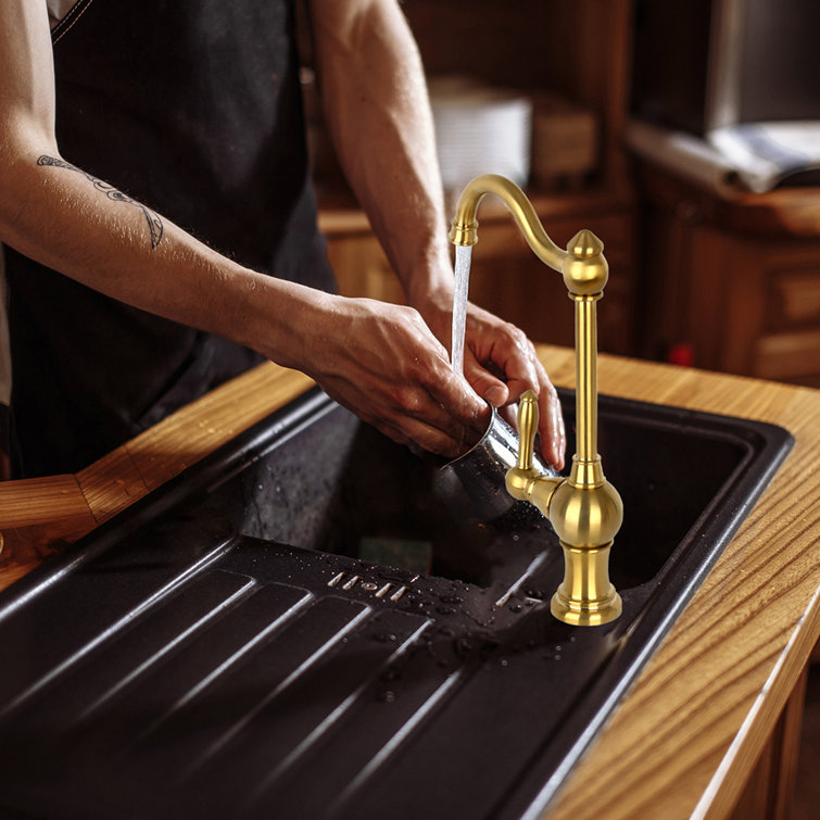 Brushed Gold Single Handle Drinking Water Faucet