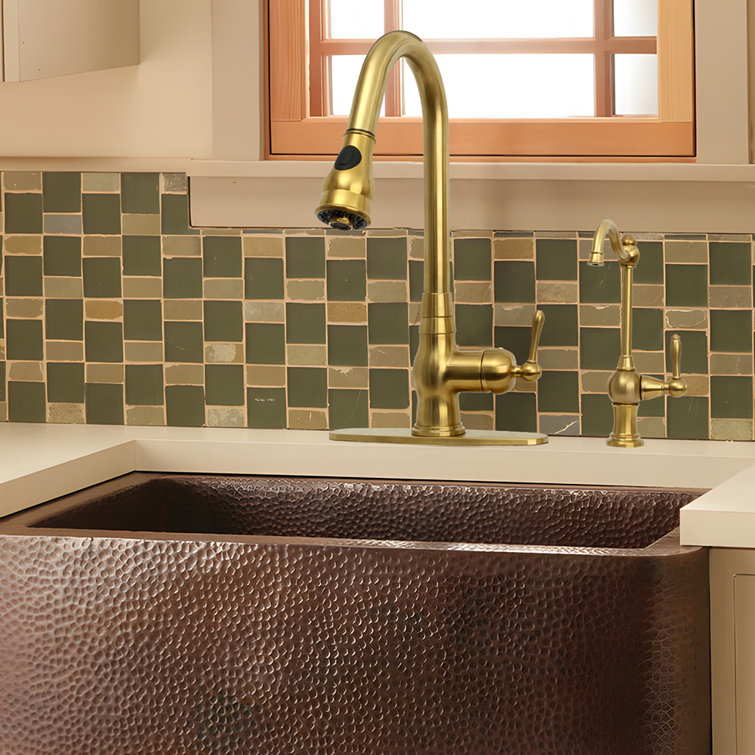 Brushed Gold Single Handle Drinking Water Faucet