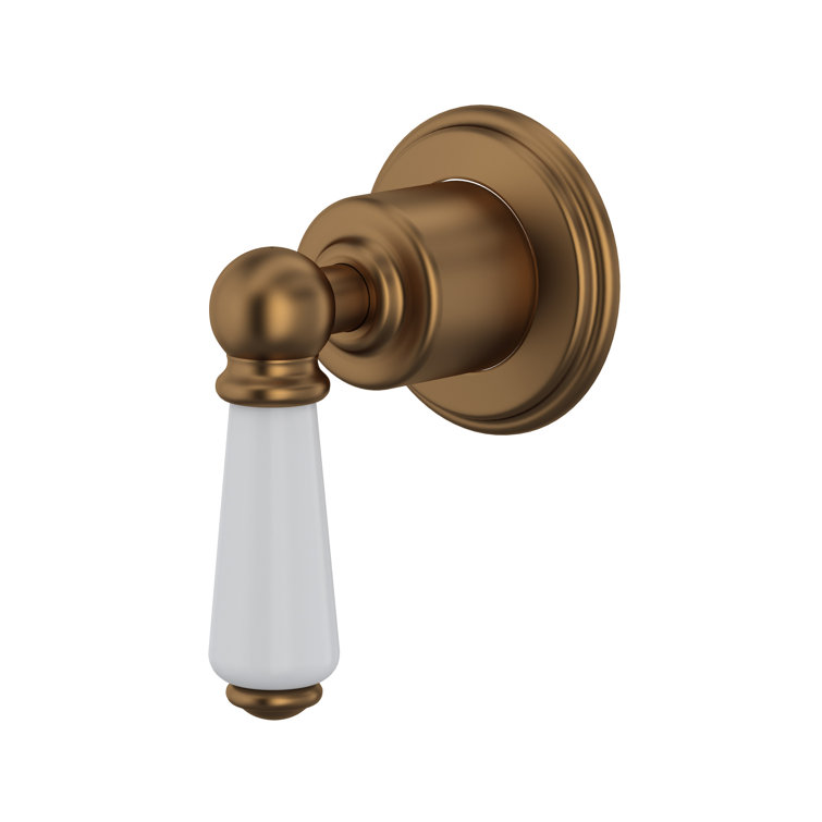 Elegant Polished Nickel Lever Shower Trim - Classic European Design