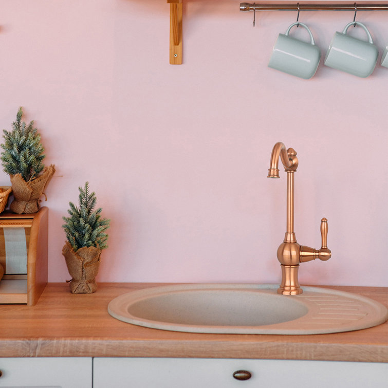 Copper Finish One-Handle Drinking Water Faucet