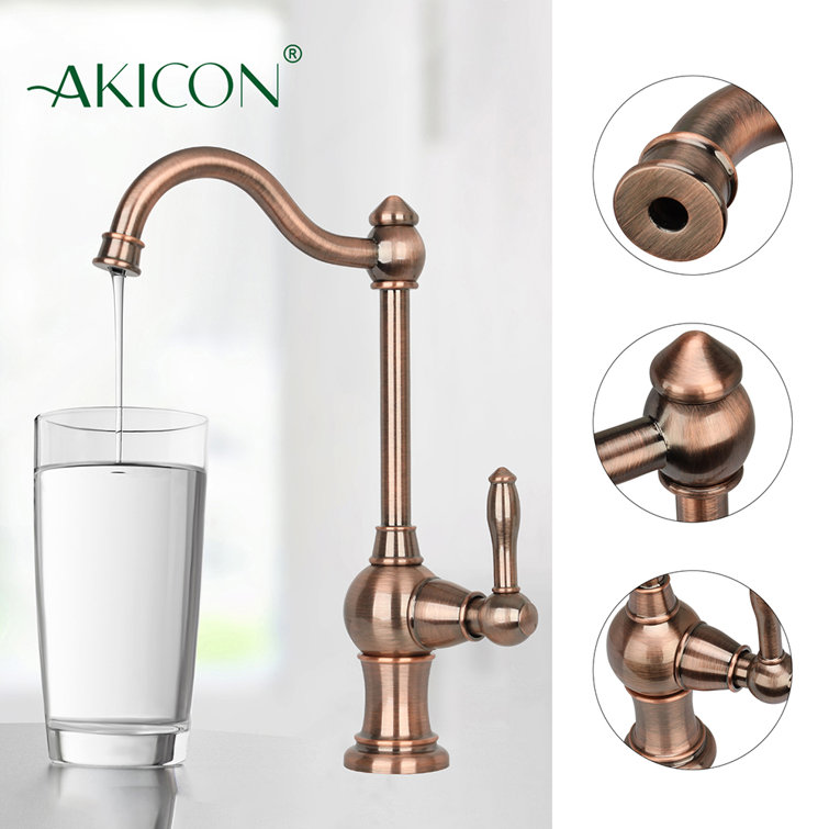 Antique Copper Single Handle Water Filter Faucet