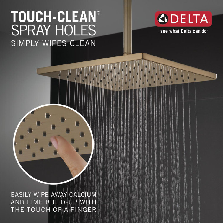 Champagne Bronze Square Ceiling Mounted Rain Shower Head