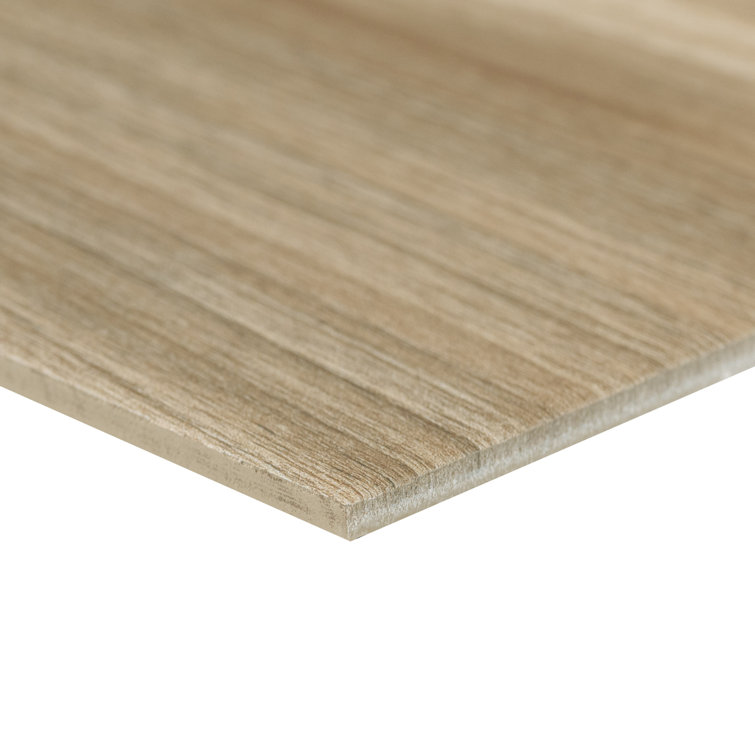 Aspenwood Cafe Large 9" x 48" Matte Porcelain Wood Look Tile