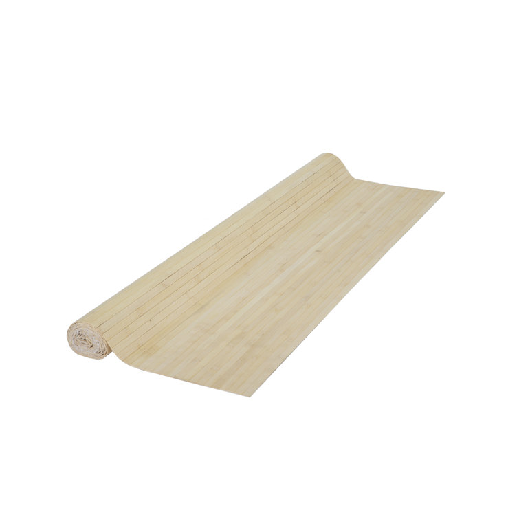Natural Bamboo 48" x 96" Textured Wainscoting Wall Panel