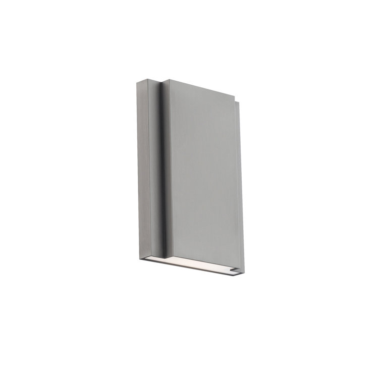 Layne Modern Minimal Brushed Nickel LED Wall Sconce