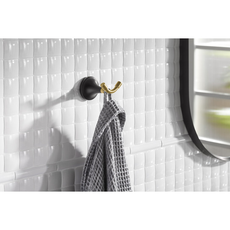 Polished Chrome Wall Mounted Single Robe Hook