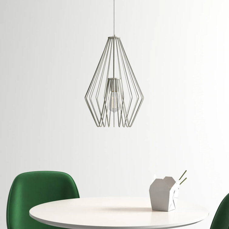 Bronze Geometric Mini Metal Pendant Light