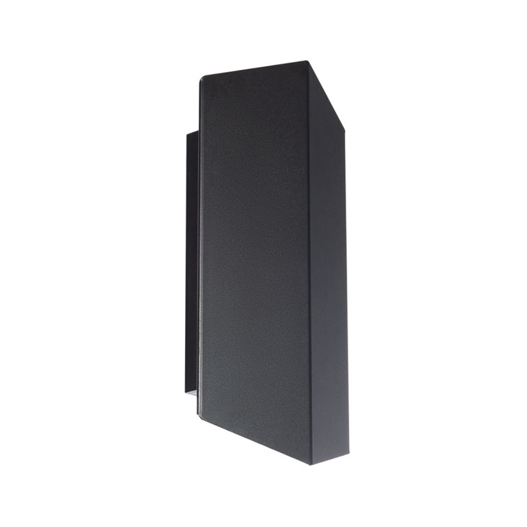 Summit Black Aluminum Dimmable LED Wall Sconce