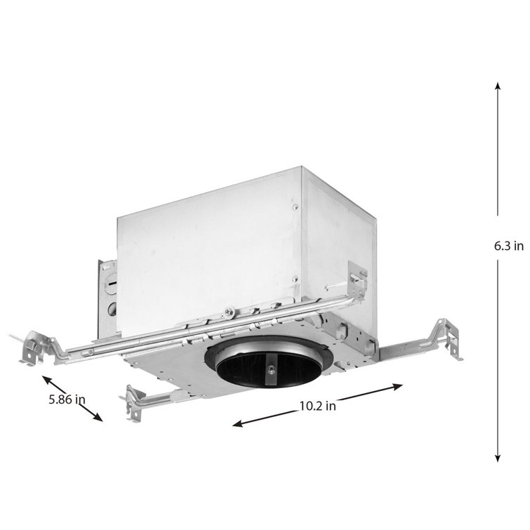 4" Steel Air-Tight IC New Construction Recessed Housing