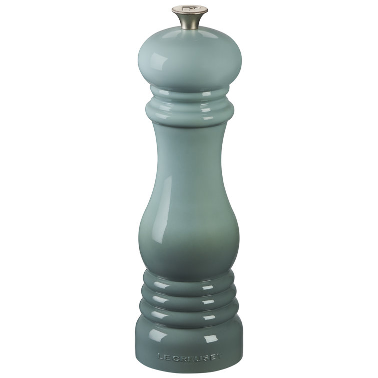 Sea Salt Blue Plastic Pepper Mill with Ceramic Grinder