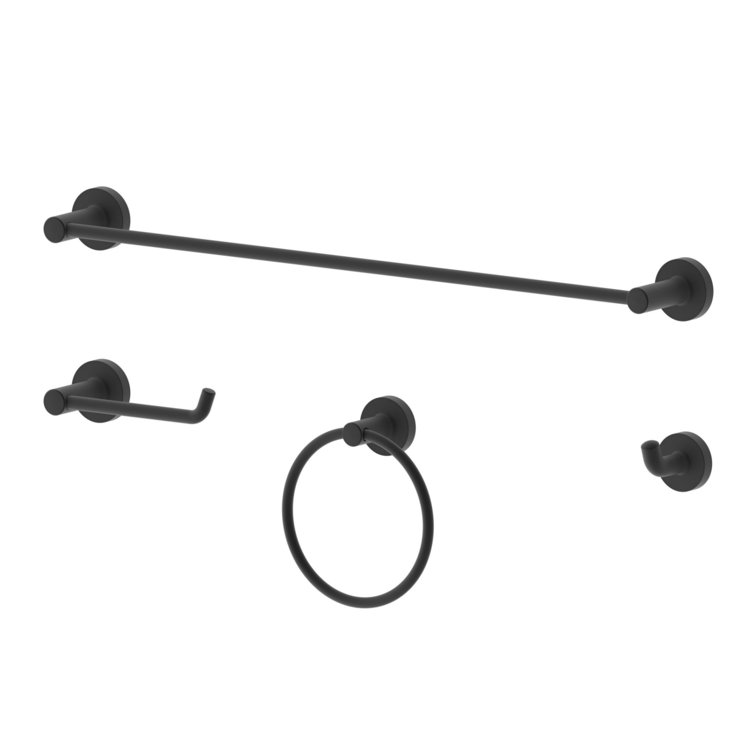 Kree 4 - Piece Bathroom Hardware Set
