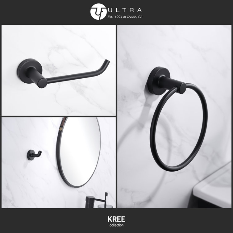 Kree 4 - Piece Bathroom Hardware Set