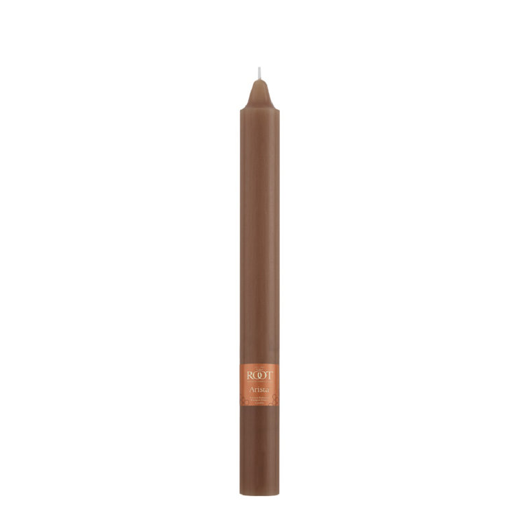 Portobello Beeswax 12" Classic Taper Dinner Candles, Set of 12
