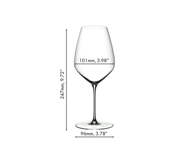Riedel Veloce Syrah Crystal Wine Glasses, Set of 2