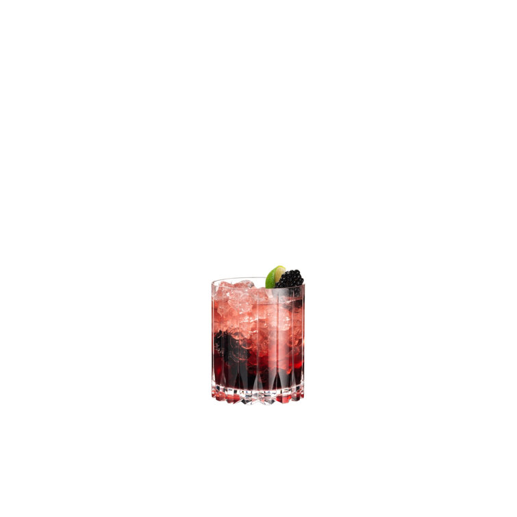 Riedel Clear Fine Crystal Double Rocks Glass Set of 2