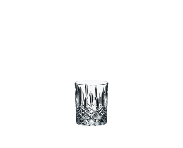 Crystal Cut Embellished Clear Whiskey Glass Set of 2