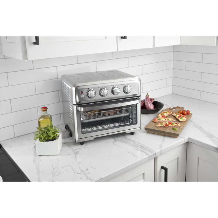 Compact Stainless Steel Air Fryer Toaster Oven with Grill