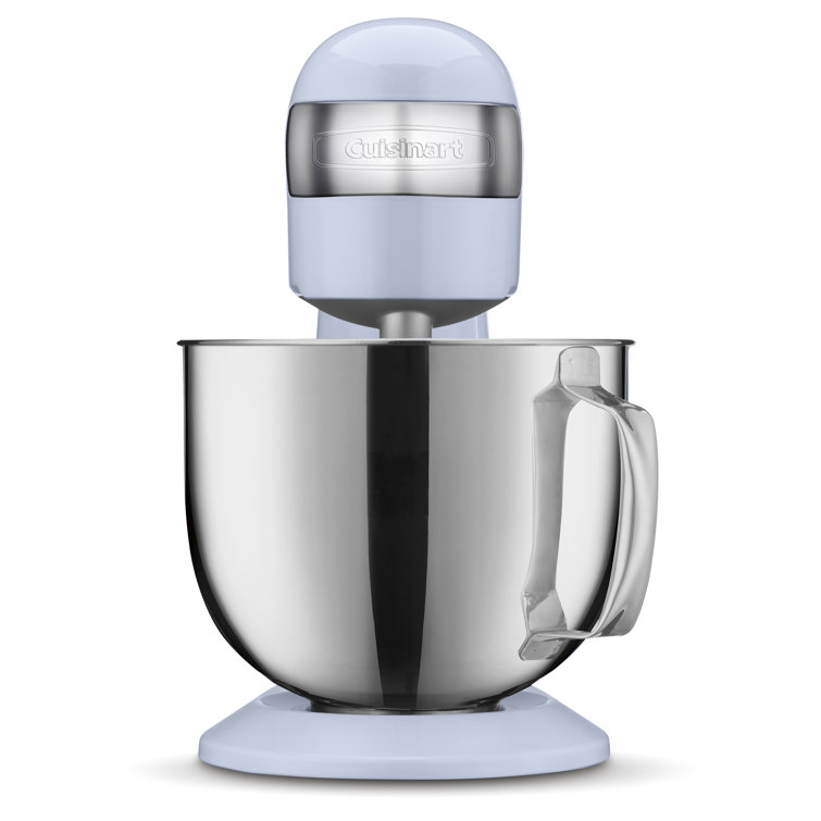 Arctic Blue 5.5 Quart Stainless Steel Bowl Stand Mixer with 12 Speeds