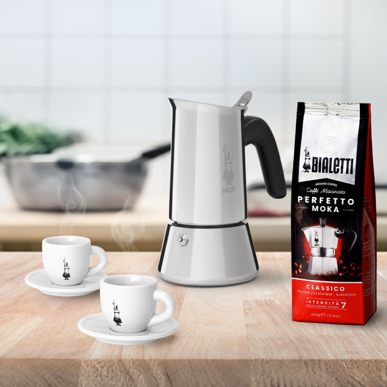 Stainless Steel 10-Cup Stovetop Espresso Maker