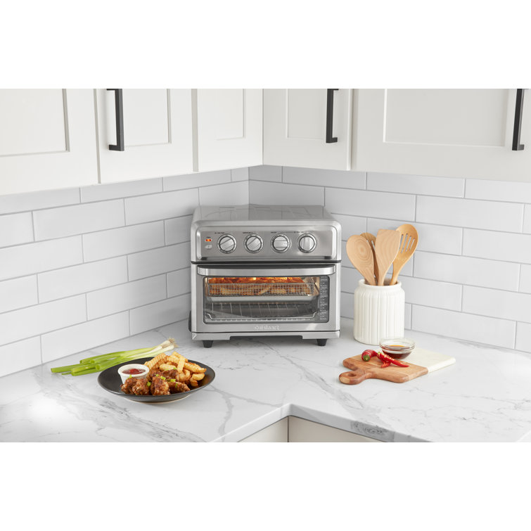 Compact Stainless Steel Air Fryer Toaster Oven with Grill
