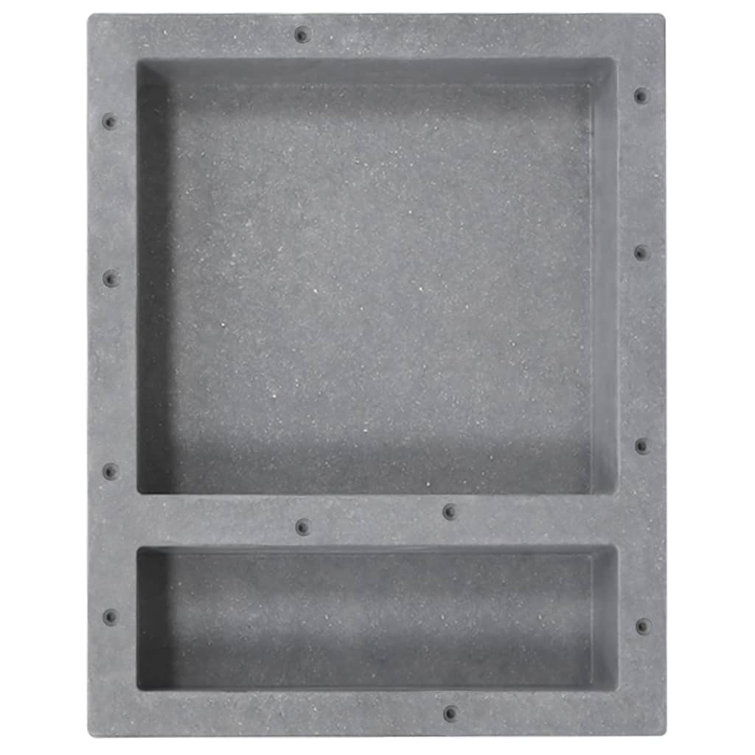 Matt Gray SMC Shower Niche with 2 Compartments