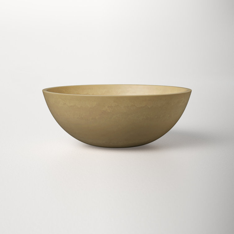 Taupe Classic Transitional Round Tabletop Planter for Indoor & Outdoor