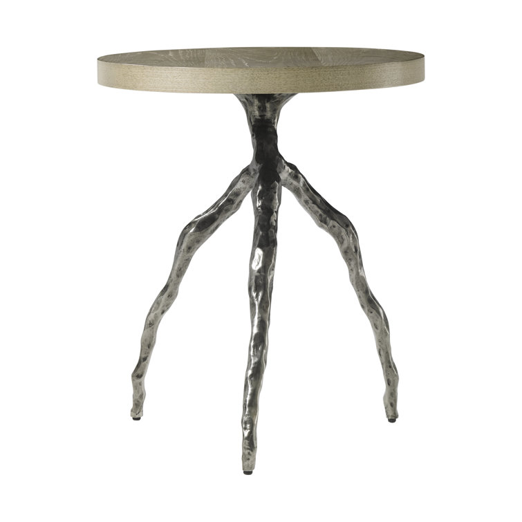 Catalina Dune Wood and Metal Branch Accent Table
