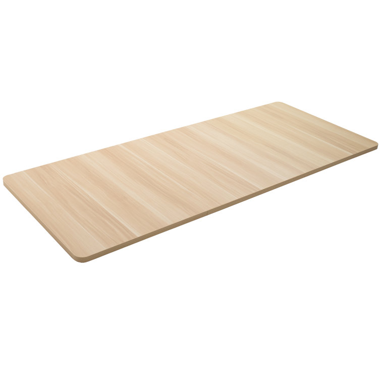 Light Wood Rectangular Computer Desk Table Top