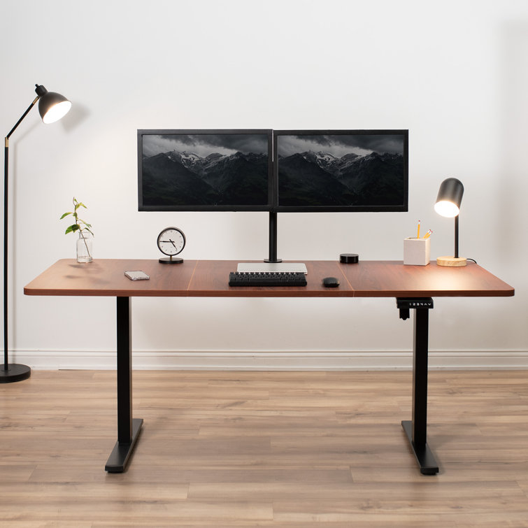 VIVO Dark Walnut 71 x 36 inch Particle Board Table Top