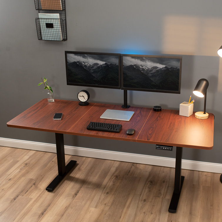 VIVO Dark Walnut 71 x 36 inch Particle Board Table Top