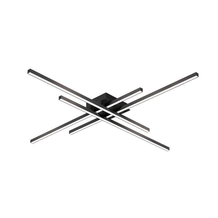 Matte Black Aluminum LED Indoor/Outdoor Flush Mount