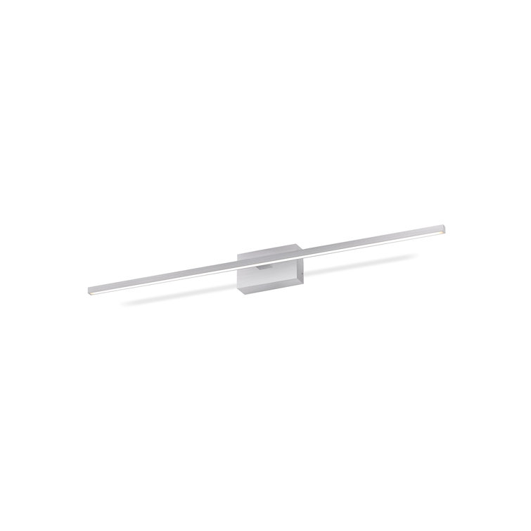 Vega Minor 36" Brushed Nickel Dimmable LED Bath Bar