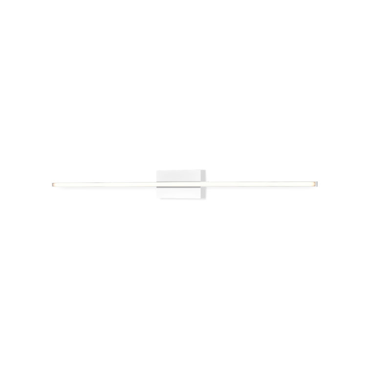 Vega Minor Sleek White Aluminum 36" LED Wall Sconce