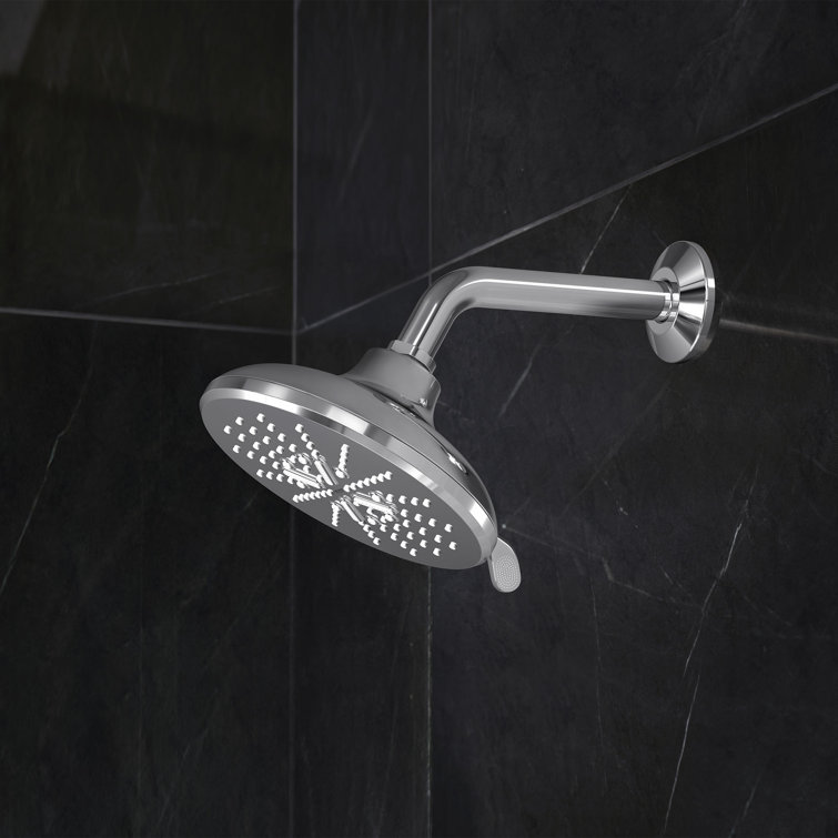 Chrome 3-Setting Wall Mounted Rain Shower Head