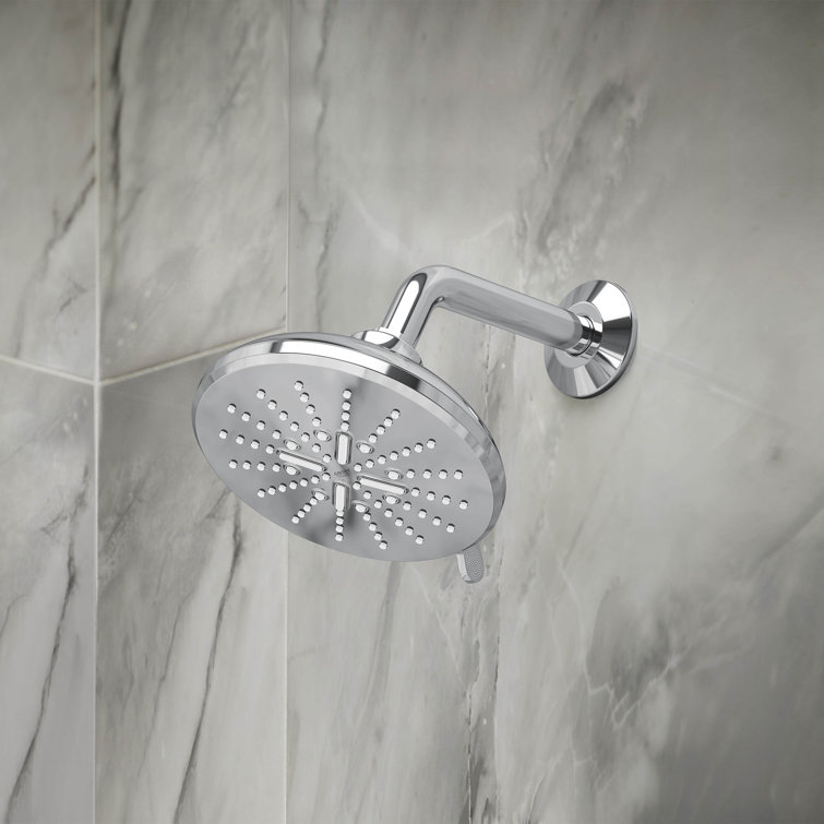 Chrome 3-Setting Wall Mounted Rain Shower Head