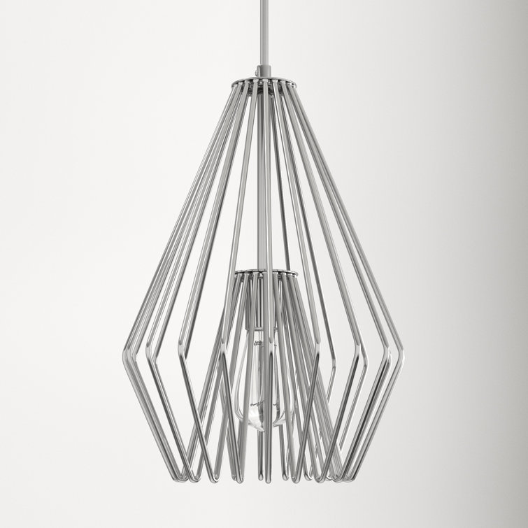 Bronze Geometric Mini Metal Pendant Light