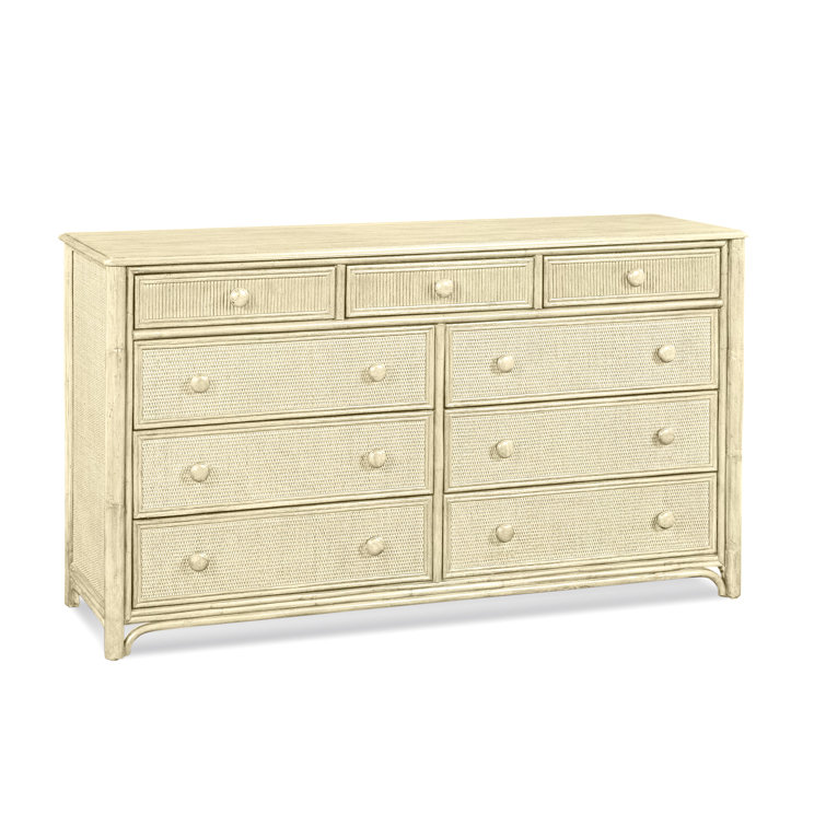 Bisque Cedar 9-Drawer Horizontal Dresser