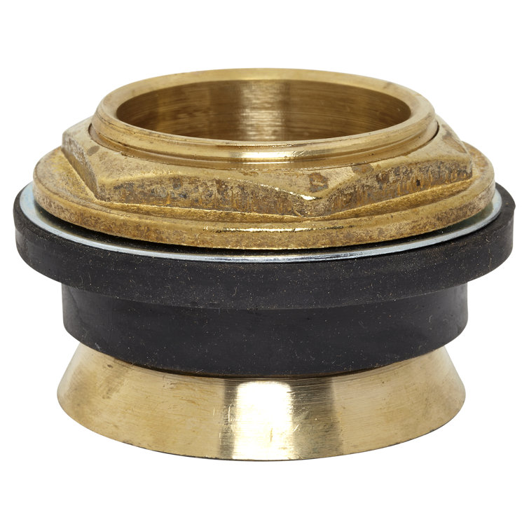 Commercial Brass and Rubber Toilet Flush Valve Spud