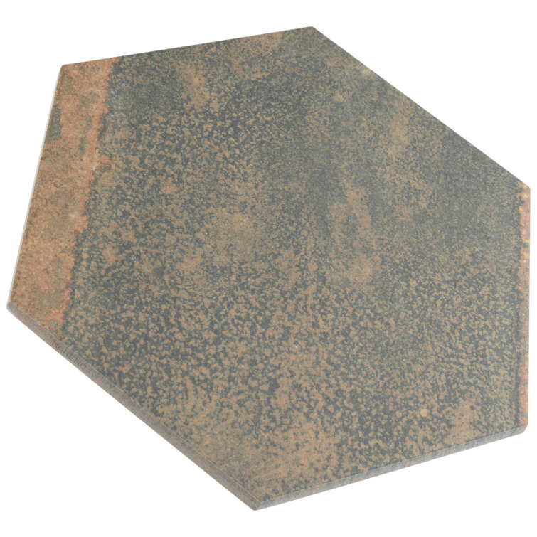 Maheno Hex 9.88" x 8.63" Matte Porcelain Wall & Floor Tile