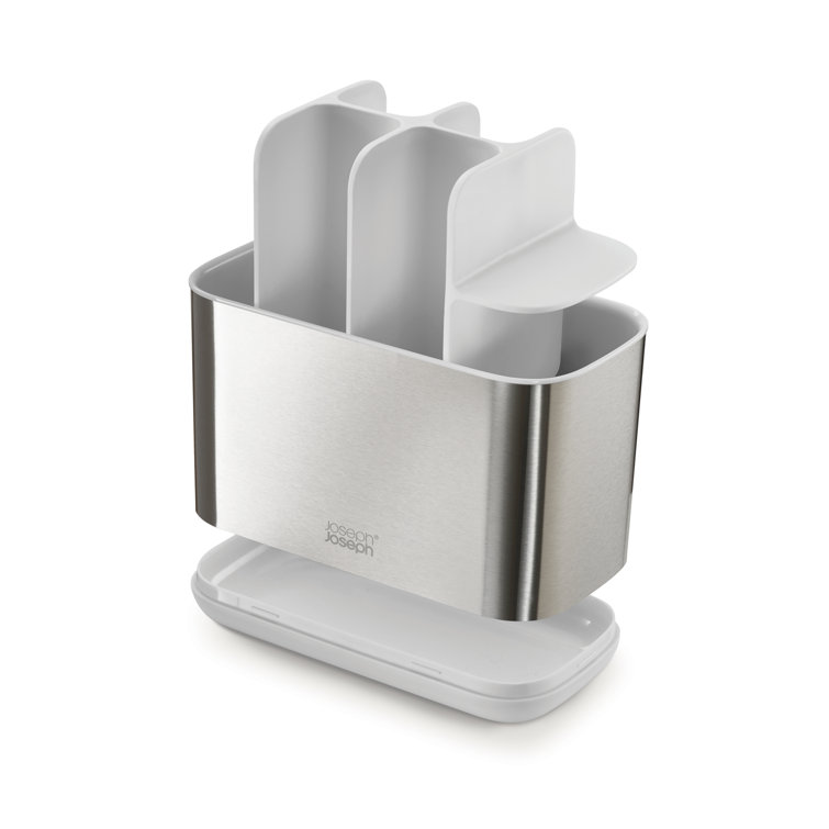 Joseph Joseph Large Stainless Steel Toothbrush Holder with Ventilation