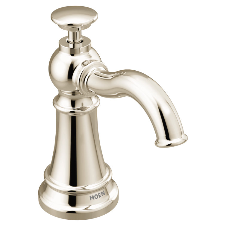 Polished Nickel Traditional Soap Dispenser with Classic Pump