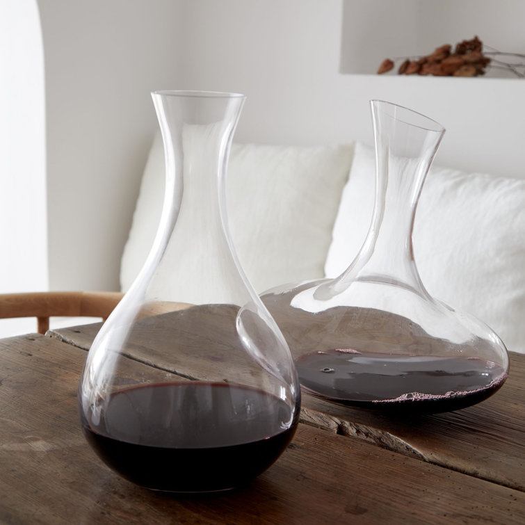 Polish Clear Crystal Mouth-Blown Wine Decanter