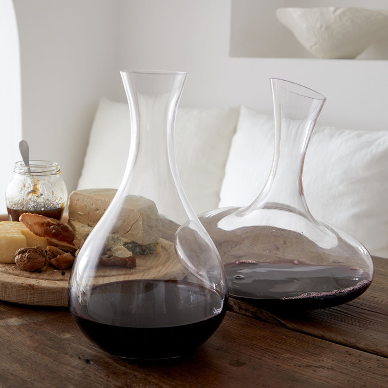 Polish Clear Crystal Mouth-Blown Wine Decanter