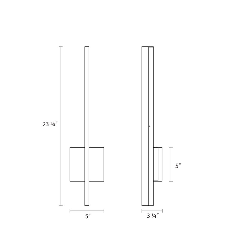 Satin White Outdoor Dimmable LED Wall Sconce