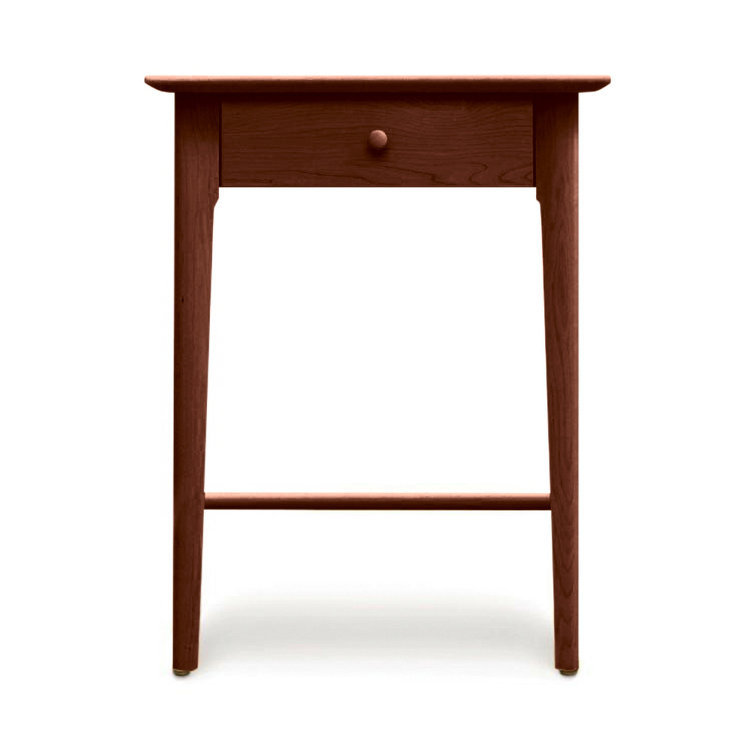 Maple and Cherry Solid Wood 1-Drawer Nightstand