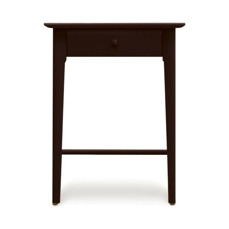 Maple and Cherry Solid Wood 1-Drawer Nightstand