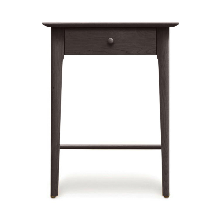 Maple and Cherry Solid Wood 1-Drawer Nightstand